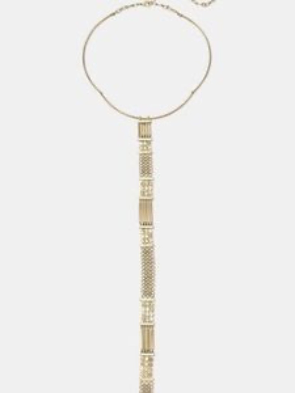 Stella & Dot Maui Versatile Necklace Gold Convertible Lariat Statement NWT
